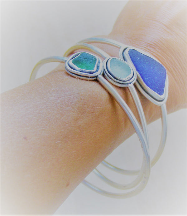 Sea Glass Bangle