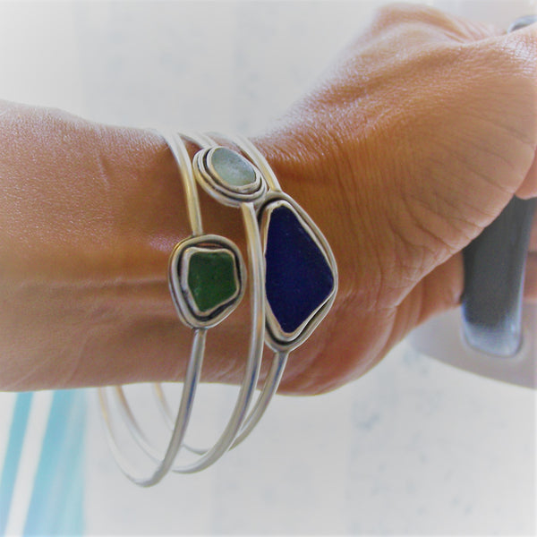 Sea Glass Bangle